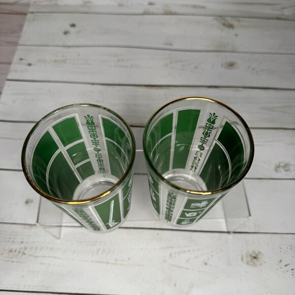 Vintage Libbey Colonial Americana Homestead Drinking Glasses Set of 2 MCM 12 Oz. - Picture 6 of 11